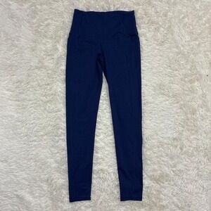 Victoria's Secret navy athletic yoga workout blue leggings Size S